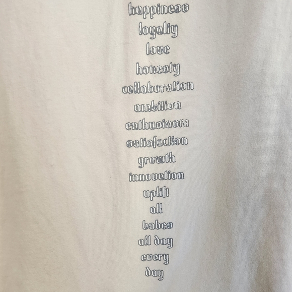 Brunette the Label Babes Club Long T-Shirt Dress Tunic Long Sleeve Boxy Cute - Picture 6 of 7